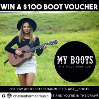 My Boots – Follow and Tag friends to – Win $100 My Boots Voucher (prize valued at $100)