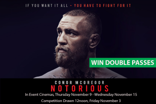MyCityLife – Win a Double Pass to Conor Mcgregor Notorious