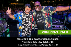 MyCityLife – Win Carl Cox and Eric Powell Mobile Disco Prize Pack (prize valued at $1,000)
