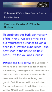 NSW National Parks and Wildlife Service Volunteers – Win a Once-In-A-Lifetime Experience
