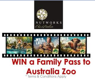Nutworks and the Chocolate Factory – Win a Family Pass to Australia Zoo