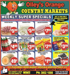 Olley’s Orange Country Market – Win a $50 Fruit & Vegetable Box