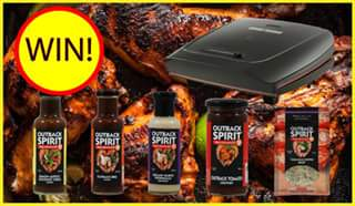 OuTBack Spirit Real Australian Food – Win a George Foreman Jumbo Grill & Selected Products