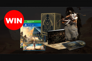 Press Start – Win Assassin’s Creed Origins Gods Edition PS4/xbox One (prize valued at $358)