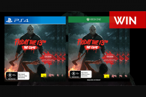 Press Start – Win Friday The 13th on PS4 Or Xbox One (prize valued at $360)