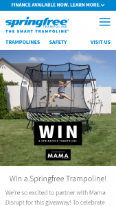 Springfree Trampoline – Mama Disrupt – Win a Springfree Trampoline (prize valued at $1,274)