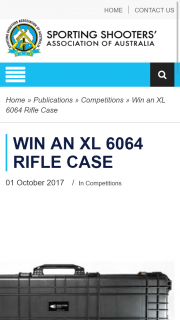 SSAA – Win an Xl 6064 Rifle Case (prize valued at $369)