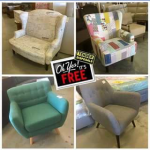 Tender Disposals Springwood – Win Two Accent Chairs One for Yourself & One for Bestie Must Collect From Store