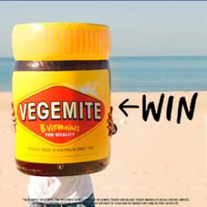 Vegemite – Win One of Two Large Vegemite Inflatables (prize valued at $100)