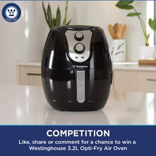 Westinghouse Small Appliances – Win a 3.2l Opti-Fry Air Oven