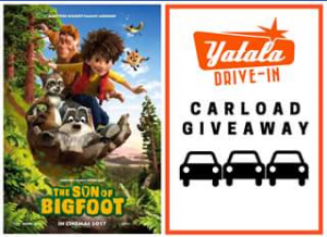 Yatala3 Drive-in – Win a Car Pass to Yatala Drive-In to See The Son of Bigfoot this Saturday Or Sunday