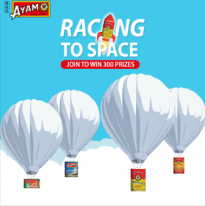 A. Clouet – AYAM Racing to Space – Win 1 of 300 AYAM Gift Boxes