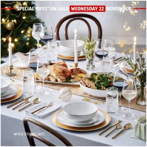 ALDI Australia – Christmas Tableware – Win everything you need to serve it up in style