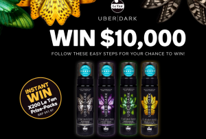 Heritage Brands – Le Tan Uber Dark – Win a major prize of $10,000 OR 1 of 200 Instant Win prizes