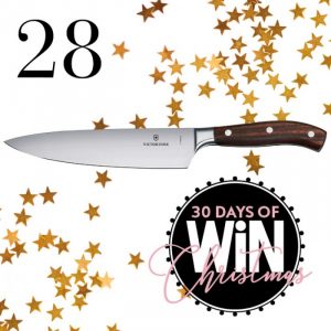 Mind Food – 30 Days Of Christmas – Day 28: Win a Victorinox Grand Maitre Chef’s knife valued at $315 each