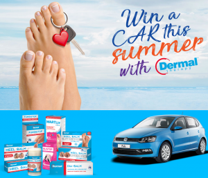 Nice Pak Products – Dermal Therapy – Win a new Volkswagen Polo Urban 6 Speed Manual 5 Dr base model valued at $15,000