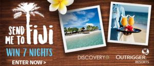 Outrigger Resorts – Win a trip for 2 to Fiji valued at up to AU$14,700