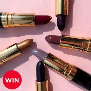 REVLON – Super Lustrous Street Chic Collection – Win 1 of 5 prizes of 20 lipsticks valued at $459 each