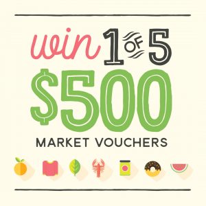 South Melbourne Market – Win 1 of 5 South Melbourne Market vouchers valued at $500 each