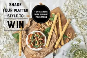 Always Fresh – Win 1 of 6 Always Fresh Platter Packs Featuring Our New Ancient Grains Biscuits and Other Delicious Gourmet Entertaining Essentials