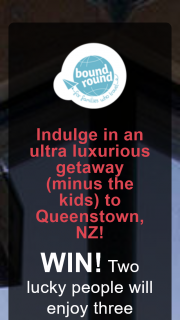 Bound Round – Win Three Nights Stay for 2 at Rees Hotel Queenstown Nz (prize valued at $3,000)