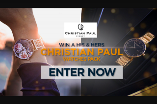 Channel 7 – Sunrise – Win a Christian Paul Watches ‘his and Hers’ Prize Pack (prize valued at $500)