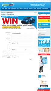 ChemPro Chemists – Win a Toyota Yaris (prize valued at $20,000)