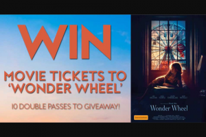 Fashion Weekly – Win Movie Tickets to ‘wonder Wheel’?”