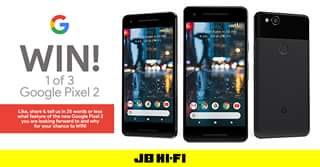 JB HiFi – Win 1 of 3 Google Pixel 2
