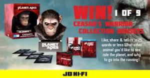 JB HiFi – Win One of Nine Ceasar’s Warriors Collection Boxsets
