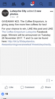 Lutwyche City – Win One of Five Coffee Vouchers From Coffee Emporium