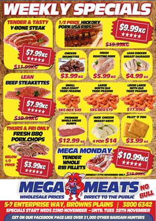 Mega Meats Brown Plains – Win a $50 Voucher