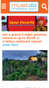 Must Do Brisbane – Win a Grand 2-night Getaway Valued at Up to $1235