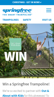 Out & About With Kids – Win a Springfree Trampoline (prize valued at $1,668)