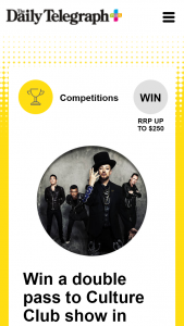 Plus Rewards – Win a Double Pass to Culture Club Show In Sydney (prize valued at $1,250)
