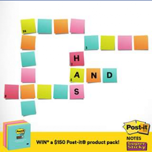 Post-it – Win Post-It® Product Prize to The Value of $150 With Post-It® Brand – facebook Timeline Promotion