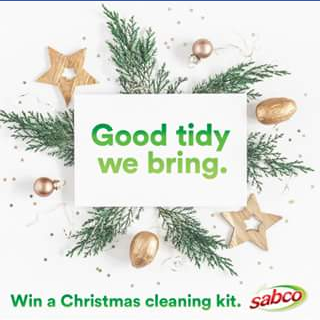 Sabco – Win a Sabco Christmas Cleaning Kit
