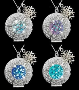 Sugar Accessories – Win a Snowflake Crystal Oil Diffuser Locket Necklace