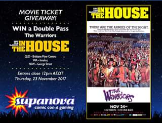 Supanova – Win a Double Pass to The Warriors on The Big Screen this Friday Night