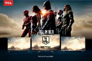 TCL Australia – Win 2 X Double Passes to The Justice League Movie