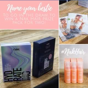 The Great Day Out – Win One of Two Nak Hair Packs (prize valued at $89.95)