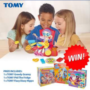 Tomy Australia – Win One of Six Tomy Prize Packs Including Fizzy Dizzy Hippo (prize valued at $540)