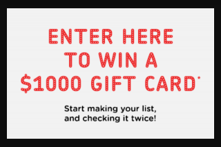 Win a $1000 Seed Heritage Gift Card (prize valued at $1,000)