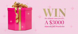 Alannah Hill – Win the Ultimate Xmas Present – Alannah Hill Wardrobe valued at $3,000
