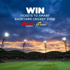 Amart Furniture – Backyard Cricket Ticket – Win 6 tickets to the nominated Sydney Thunder Big Bash League Game valued at $1,500 (5 prizes to be won).jpg