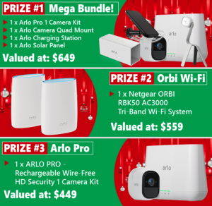Harris Technology – Win 1 of 3 mega prizes valued at up to $649