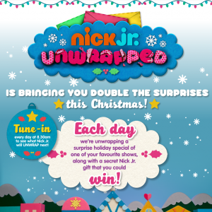 Nickelodeon Australia – Nick Jr. Unwrapped – Win 1 of 24 prizes