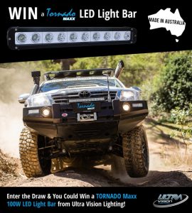 Ultra Vision Lighting – Win a Tornado Maxx 100W Led Light Bar valued at $500