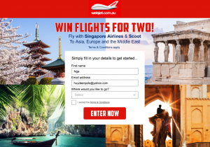 Webjet – Win return flights for 2 to Europe, Asia or the Middle East valued at $3,000