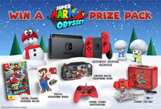 Bluemouth Interactive – Win this Awesome Super Mario Odyssey Prize Pack Worth Over $700 (prize valued at $729.79)